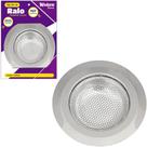 Ralo de inox para pia borda larga 11,5cm de ø na cartela - Western Ralo de inox para pia borda larga 11,5cm de ø na cartela - Western