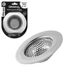 Ralo de inox para pia grande linha premium 9cm de ø na cartela - Original Ralo de inox para pia grande linha premium 9cm de ø na cartela - Original