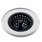 Ralo De Pia Cozinha Aço Inox Silicone Com Cestinho Flexível