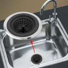 Ralo de Pia Silicone Aço Inox
