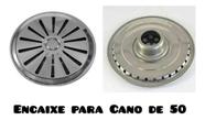 Ralo Dreno Fundo Antiturbilhao Inox Prática Encaixe Cano 50