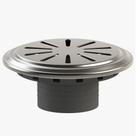 Ralo/Dreno Lateral de Parede Anti Hair Inox/ABS - Inaqua