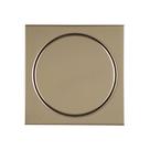 Ralo Elegance Inox Ouro 12,5 x 12,5 cm