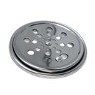 Ralo Fecho Inteligente Inox Caixilho 15x15cm Redondo Banheiro da Cozinha CasaGrande Mundial
