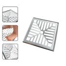 Ralo Grelha 20x20cm Côncava Aluminio C/ Aro de Fixação