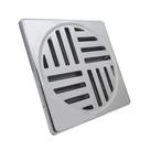 Ralo Grelha Anti-inseto Automático Inteligente Quadrado 10x10cm Banheiro Lavatório Cromado ABS