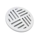 Ralo Grelha Anti-inseto Automático Inteligente Redondo 10x10cm Banheiro Lavatório Branco Abs