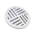 Ralo Grelha Anti-inseto Automático Inteligente Redondo 10x10cm Banheiro Lavatório Branco ABS
