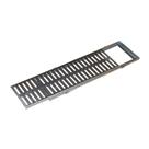 Ralo Grelha com Caixilho Aço Galvanizado Chapa 2mm 20x100cm Prata Metasal Ralo Grelha com Caixilho Aço Galvanizado Chapa 2mm 20x100cm Prata Metasal