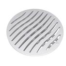 Ralo Grelha Ecológica Redonda Pvc branca Tigre 100mm 10cm diâmetro