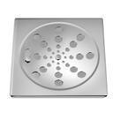 Ralo Grelha Inox Para Banheiro Quadrado 15x15 Com Fecho