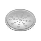Ralo Grelha Inox Para Banheiro Redondo 10x10 Com Fecho