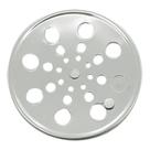 Ralo Grelha Inox Para Banheiro Redondo 15x15 Com Fecho Del Metais