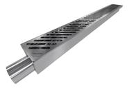 Ralo Grelha Inox Para Cozinha Industrial Linear Coletor 50CM Ralo Grelha Inox Para Cozinha Industrial Linear Coletor 50CM