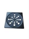 Ralo Grelha Inox Preto Black Banheiro Quadrado 10x10 C/ Fecho