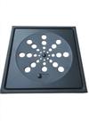 Ralo Grelha Inox Preto Black Banheiro Quadrado 15x15 C/ Caixilho