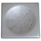 Ralo Grelha Inox Quadrada 10x10cm Polida Sem Caixilho Com Fecho - ESTILMAX