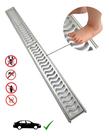Ralo Grelha Linear 10x100 Elite Anti Insetos Em Alumínio Com Aro De Fixação Caixilho2 Peças De 10x50cm Ralo Grelha Linear 10x100 Elite Anti Insetos Em Alumínio Com Aro De Fixação Caixilho2 Peças De 10x50cm