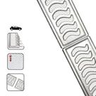 Ralo Grelha Linear 10x50 Elite Anti Inseto Com Aro De Fixação Ralo Grelha Linear 10x50 Elite Anti Inseto Com Aro De Fixação