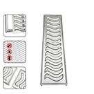 Ralo Grelha Linear 15x350cm Reforçada Alumínio Com Tela e Aro de Fixação Caixilho (kit de 7 peças de 15x50cm) Ralo Grelha Linear 15x350cm Reforçada Alumínio Com Tela e Aro de Fixação Caixilho (kit de 7 peças de 15x50cm)