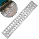Ralo Grelha Linear Externa 9x50 cm Inox 304 Escovado Para Borda de Piscina E Área de Lazer Canaleta Deck Quintal Varanda