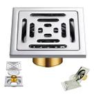 Ralo Inox 10x10 Banheiro Lavabo Anti Inseto Anti Odor Seguro Resistente Rapido Escoamente Area Externa Higienico