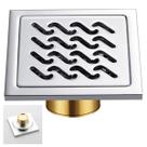 Ralo Inox 10x10 Banheiro Lavabo Anti Odor Anti Inseto Resistente Cozinha Lavanderia Quintal Seguro Higienico