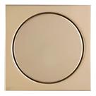 Ralo Inox 17,5x17,5 Elegance Ouro Matte Aço 304 - Mozaik