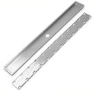 Ralo inox clean 130x8 cm com tampa invisível c/ 1 saída central vertical