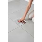 Ralo Inox Click Oculto 10x10cm: Banheiro Moderno