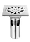 Ralo Inox Grelha Quadrado 10x10cm 3MM Espessura Anti Inseto Com Filtro Para Banheiro Aço SUS201 Ralo Inox Grelha Quadrado 10x10cm 3MM Espessura Anti Inseto Com Filtro Para Banheiro Aço SUS201