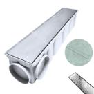 Ralo Inox Oculto 10cm X 50cm Cocho Escoamento Modular Branco