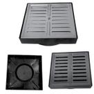 Ralo Inteligente 15x15 modelo Veneziana Inox Abre Fecha com Base Preto