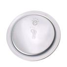 Ralo Inteligente Banheiro Inox Click Up Redondo 15cm Anti Odor Excelente Acabamento Linha Premium