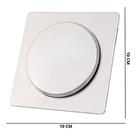 Ralo Inteligente Click 10x10 Cromado Quadrado Veda Cheiro Prata e Preto OEM Ralo Inteligente Click 10x10 Cromado Quadrado Veda Cheiro Prata e Preto OEM