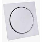 Ralo Inteligente Click 15x15 Cm Inox Banheiro Lavabo Veda Cheiro
