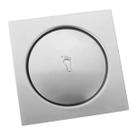 Ralo inteligente click Aço Inoxidável 15x15 Para Banheiros