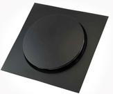 Ralo Inteligente Piso 15 Cm X 15 Cm Click Up Preto Fosco
