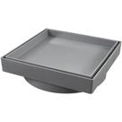 Ralo Invisível Cinza 15 X 15 Cm - 1617 Ralo Invisível Cinza 15 X 15 Cm - 1617