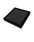 Ralo Invisível de Metal 10x10cm Acabamento Sofisticado Black