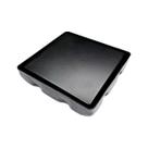 Ralo Invisível Inox Tampa Oculta 10x10 Preto