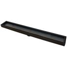 Ralo Invisivel Linear Oculto Banho Cozinha 5 x 90 cm Preto