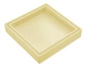 Ralo Invisível Palha com Tela 15x15cm Bege Ralo Invisível Palha com Tela 15x15cm Bege