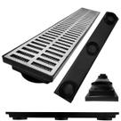 Ralo Laje Alumínio 15x80 Anti Inseto Cocho Raso Preto Ideal Varanda