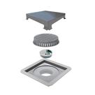 Ralo Linear 10 x 10 cm Square Com Tampa Inox 7342 Elleve