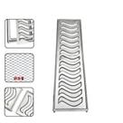 Ralo Linear 15x100 Reforçada com Tela e Aro 2 Pçs 15x50 Ralo Linear 15x100 Reforçada com Tela e Aro 2 Pçs 15x50