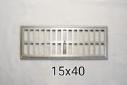 Ralo linear 15x40cm em aluminio - jr grelhas