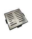 Ralo Linear 20x20 Grelha De Inox Polido Com Coletor Agua + Tela Anti Inseto