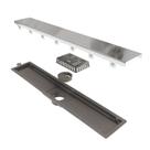 Ralo Linear 50 cm Seco Saída Central Inox Polido 8880 Novii