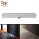 Ralo Linear 50cm Sifonado para Banheiro Invisível Saída DN 50mm